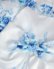 Rose Print Bow Party Dress, Multi (MULTI), large