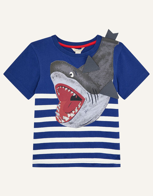 Shark TShirt Blue Boys' Tops & Tshirts Monsoon Global.