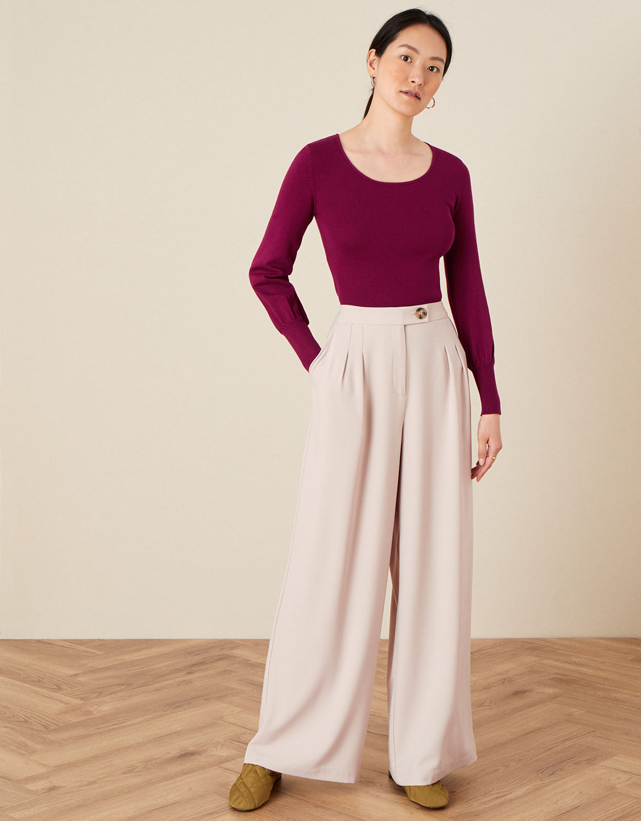 Scoop Neck Jumper Red Sweaters Monsoon US