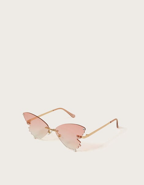 Diamante Ombré Butterfly Sunglasses, , large
