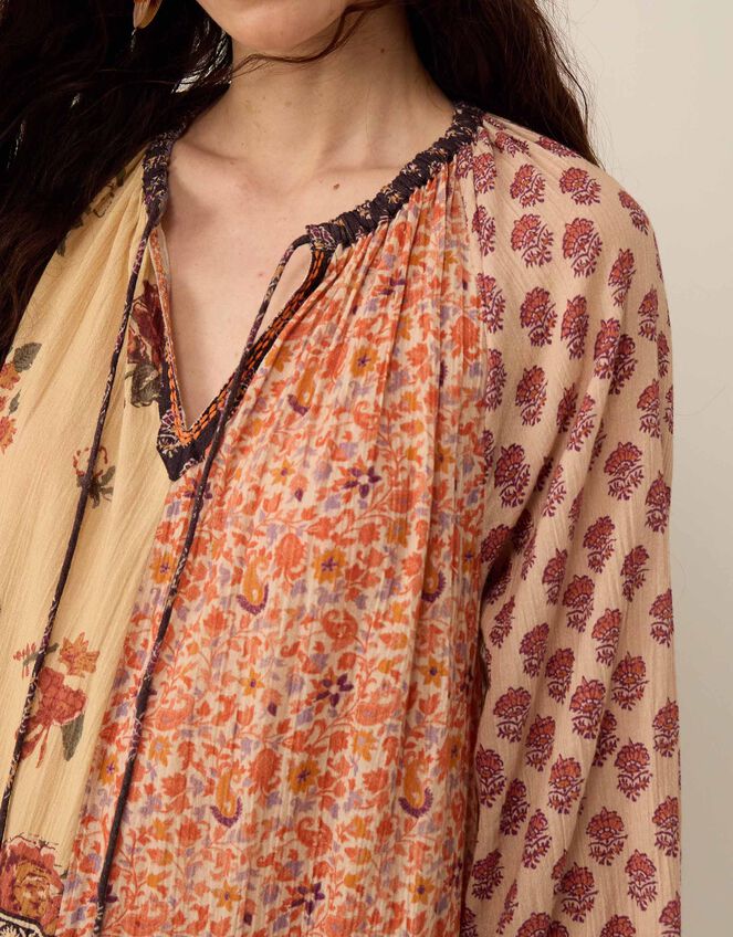 East Loran Floral Mix Blouse, Multi (MULTI), large