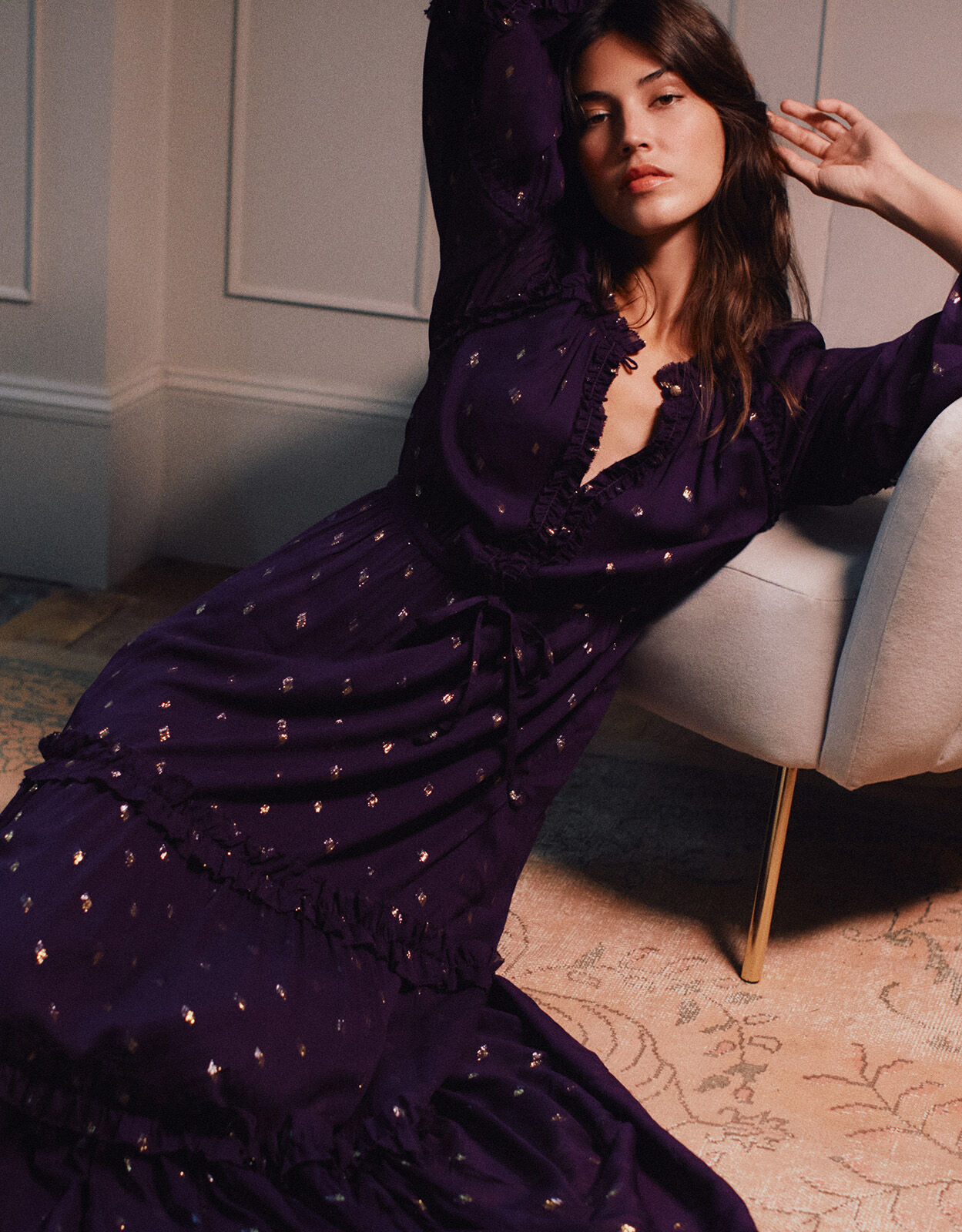 Adena Maxi Dress Purple