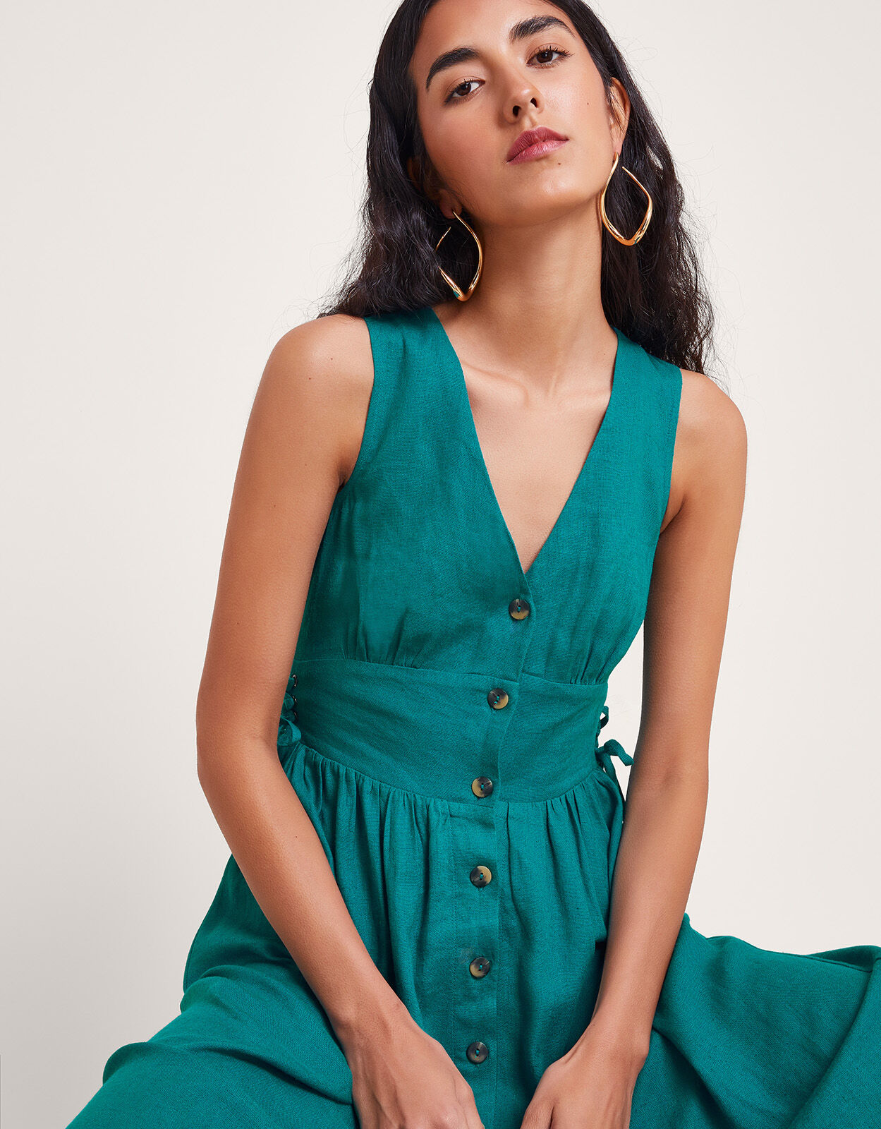 Button through sundress outlet
