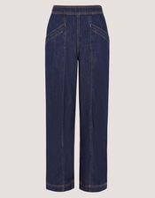 Harper Regular Wide Leg Jeans, Blue (INDIGO), large