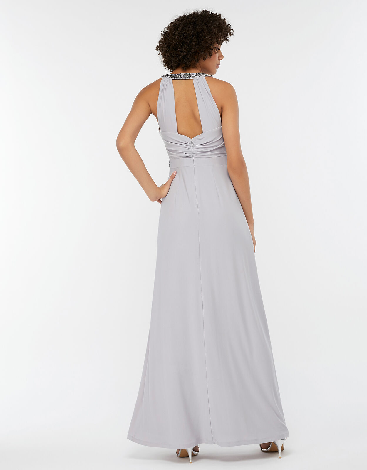 Monsoon grey 2025 bridesmaid dress