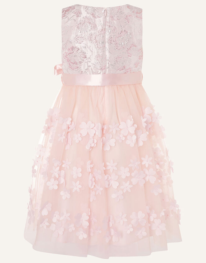 Jacquard Petal Dress, Pink (PINK), large