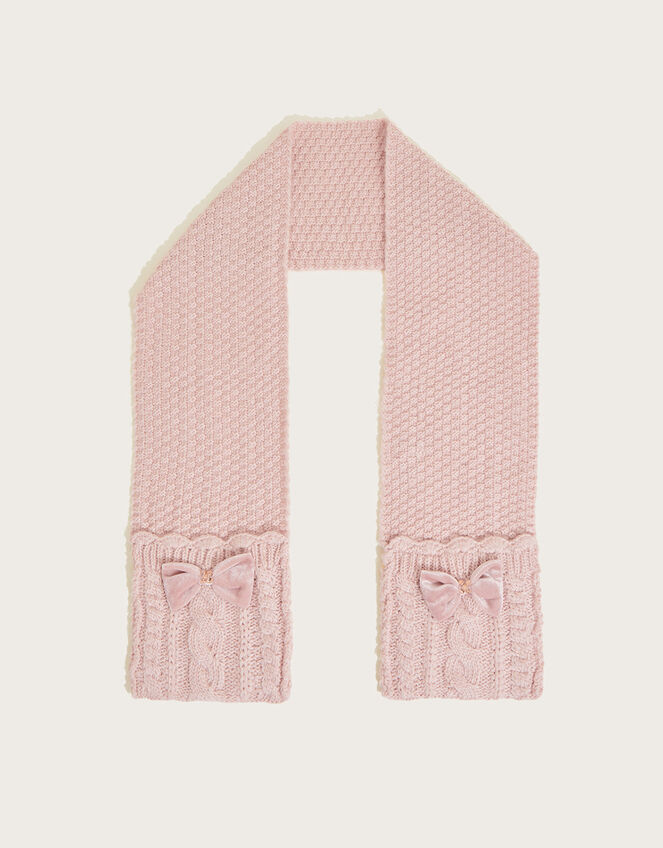 Sparkle Bow Scarf with Recycled Polyester, , large