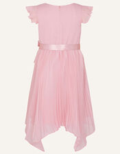 Rubina Pleated Dress, Pink (DUSKY PINK), large