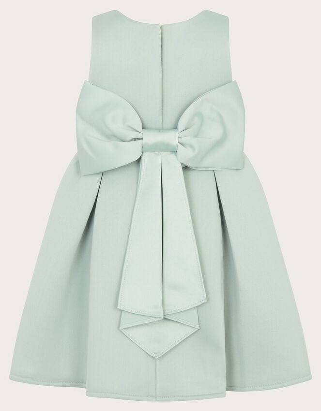 Baby Molly Scuba Bridesmaid Dress, Green (SAGE), large