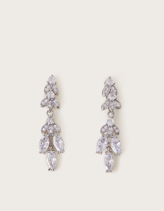 Delicate Gemstone Drop Earrings , , large
