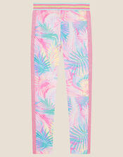 Active Palm Print Leggings , Pink (PINK), large
