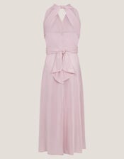 Tia Twist Prom Dress, Pink (PINK), large