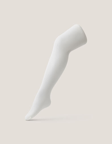 Baby Diamond Butterfly Tights, Ivory (IVORY), large