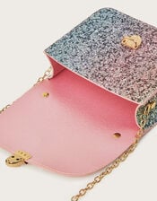Rainbow Glitter Mini Satchel Bag, , large