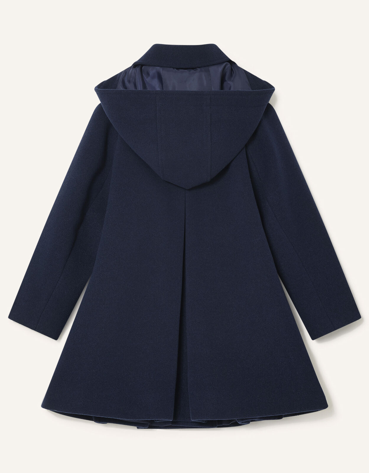Bow Brooch Swing Coat Blue Girls Coats Jackets Monsoon Global