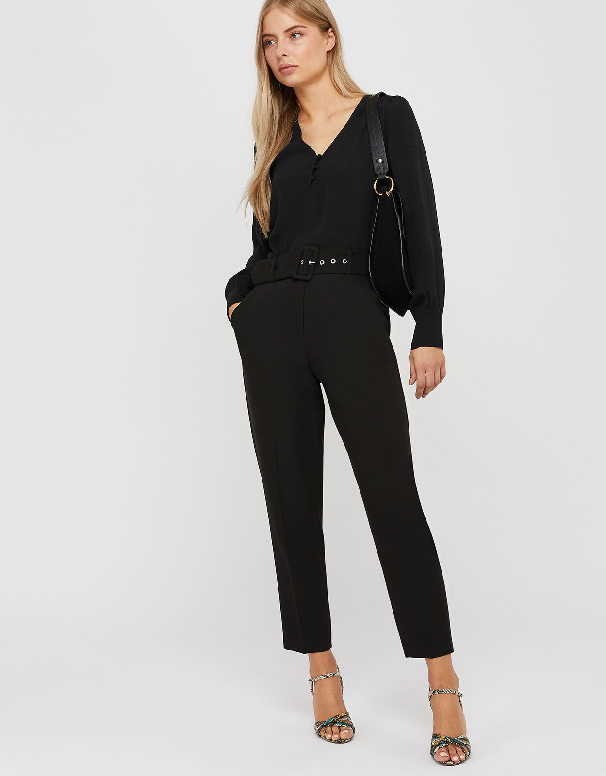Monsoon black trousers store