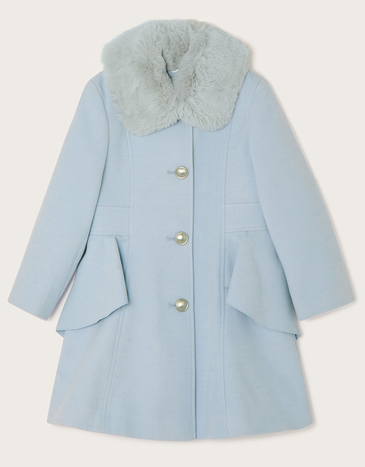 Fur collar waterfall jacket cheap