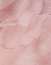 Daisy Embroidered Ruffle Party Dress, Pink (PINK), large