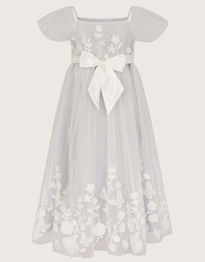 Essie Embroidered Swing Dress, Blue (PALE BLUE), large