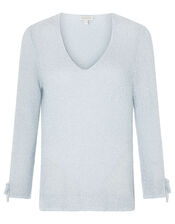Summer Sparkle Knit Jumper, Blue (BLUE), large