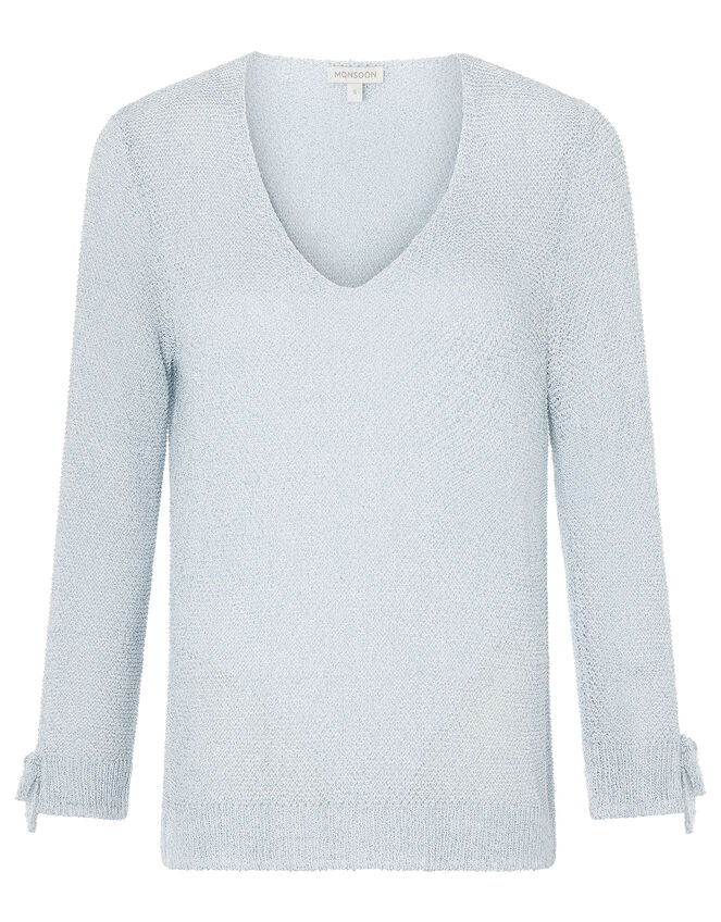 Summer Sparkle Knit Jumper, Blue (BLUE), large