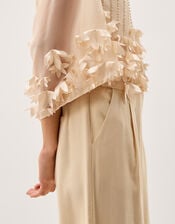 Claire Appliqu&eacute; Jacket, Ivory (IVORY), large