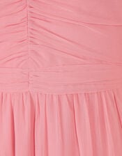 Sully Tie Back Prom Dress, Orange (CORAL), large