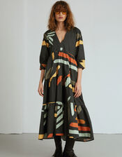 Tallulah and Hope Juliet Printed Maxi Dress, Multi (MULTI), large