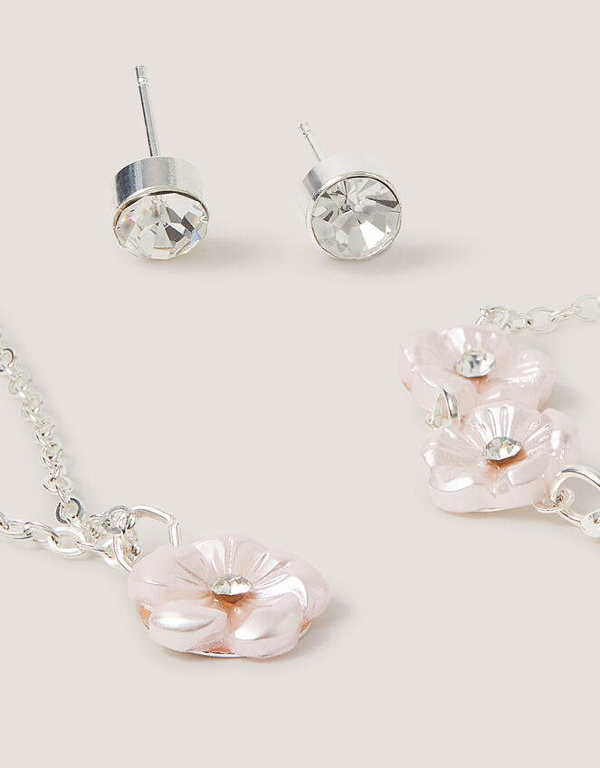 Sophia Flower Jewellery Set, , large