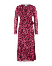 Fabienne Chapot Natalie Mesh Dress, Red (BERRY), large