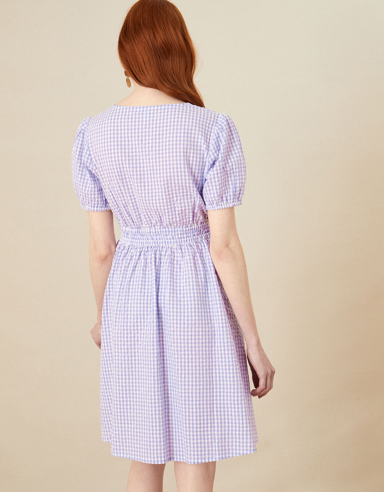 Purple gingham sales summer dress
