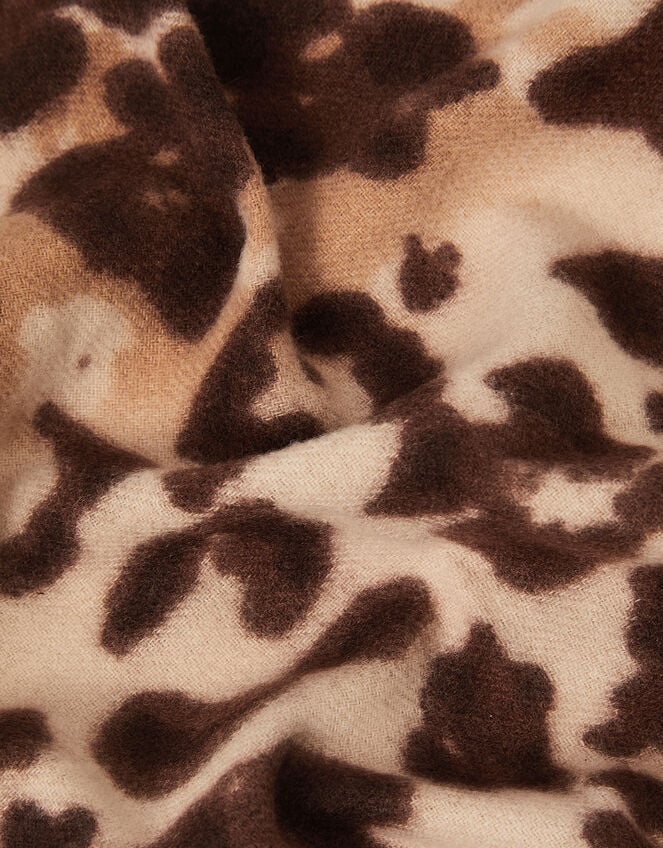 Archie Animal Print Triangle Scarf, , large