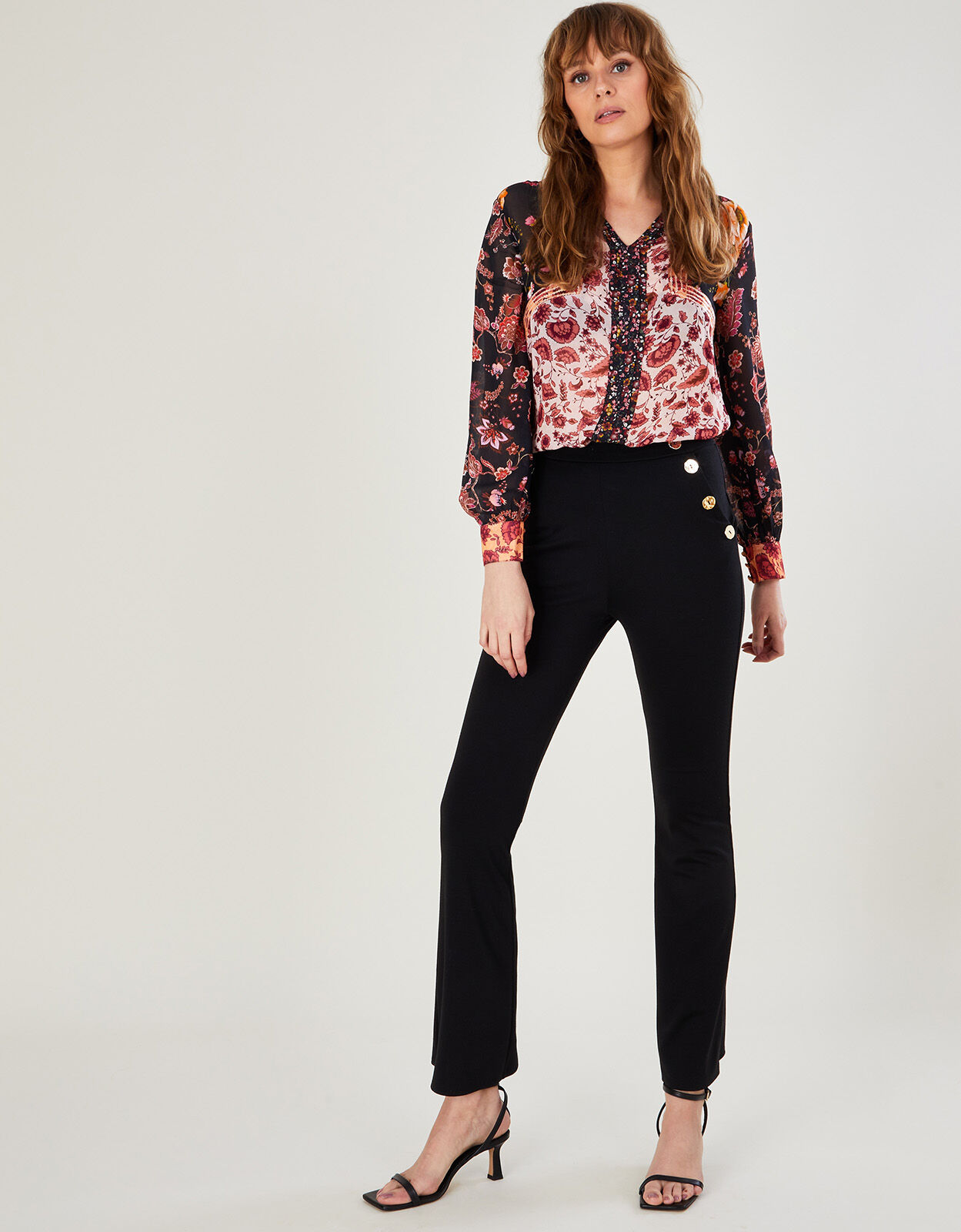 Ponte Trousers Black Trousers Leggings Monsoon ROI