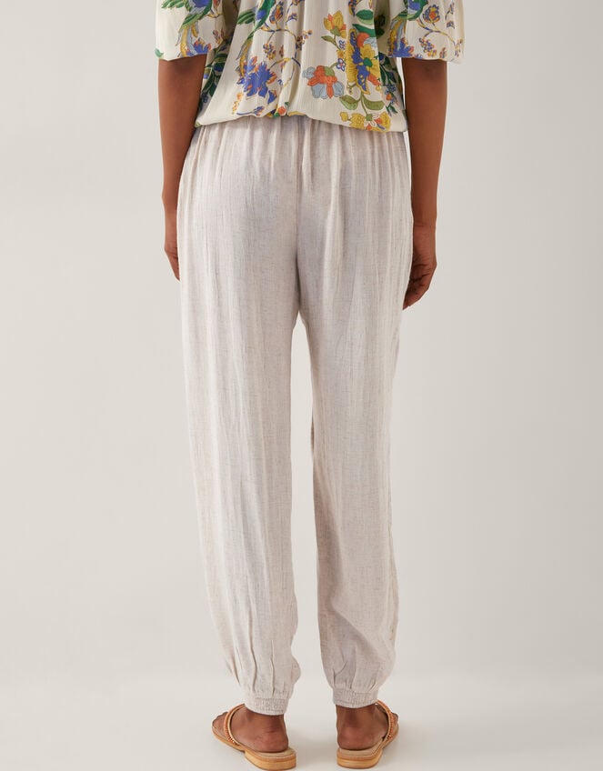 Judy Tapered Trousers, Natural (NATURAL), large