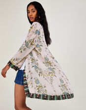 Chintz Border Print Cover Up in Recycled Polyester, , large