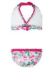Floella Floral Flamingo Bikini Set with Recycled Polyester, Pink (PALE PINK), large