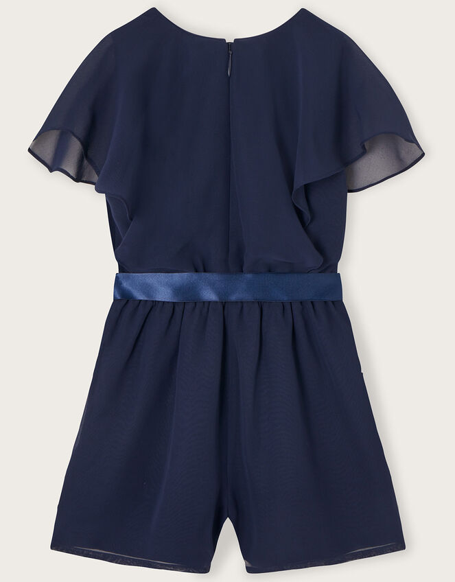 Bonita Sequin Playsuit, Blue (NAVY), large