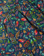 Robin Print Jersey Dress, Blue (NAVY), large