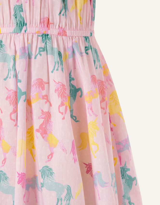 Misty Unicorn Dress in Organic Cotton , Pink (PALE PINK), large