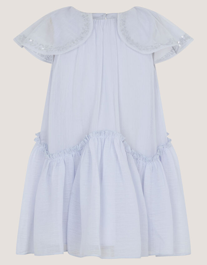 Baby Elena Sequin Swing Party Dress, Blue (PALE BLUE), large