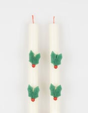 2-Pack Meri Meri Holly Taper Candles, , large