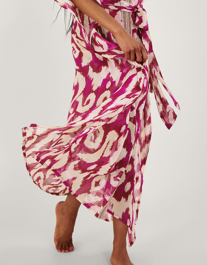 Ikat Print Maxi Kaftan