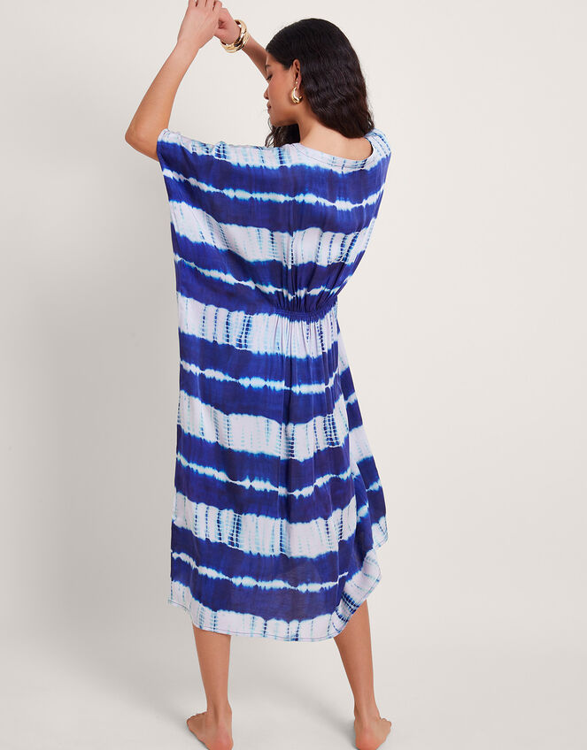 Nova Tie Dye Kaftan, Blue (BLUE), large