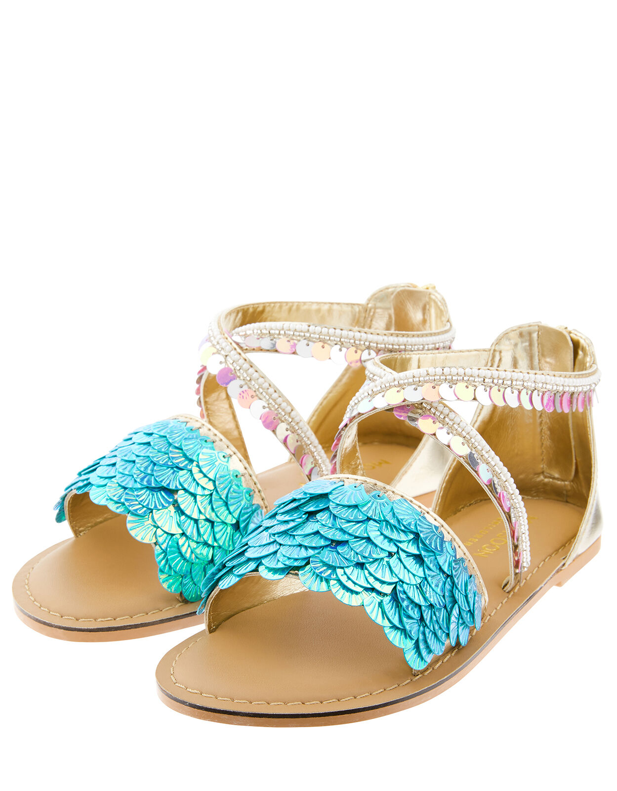 Girls embellished sandals sale