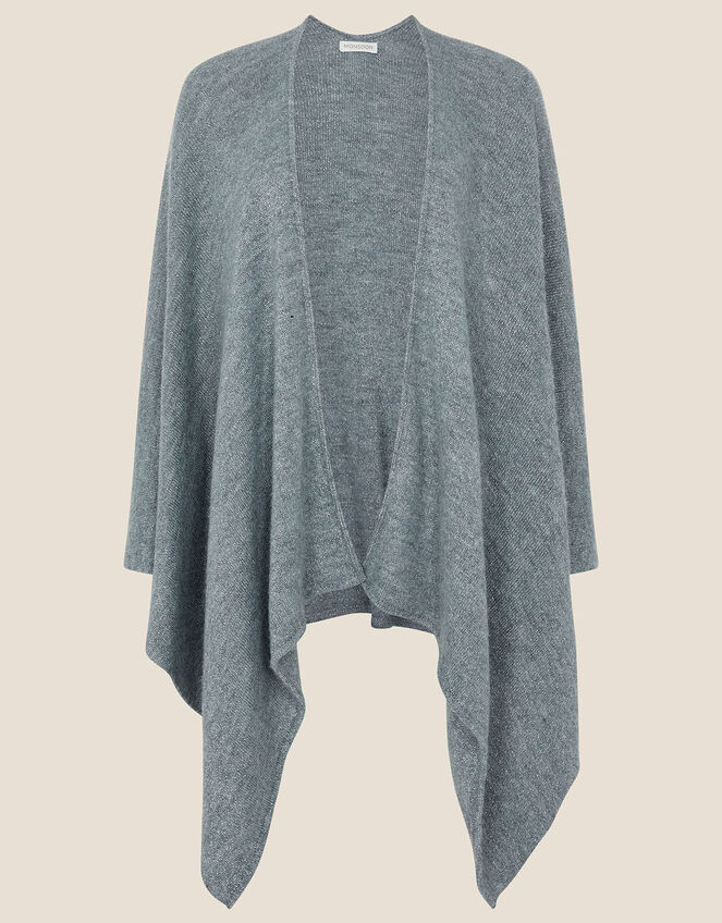 Metallic Knitted Wrap, , large