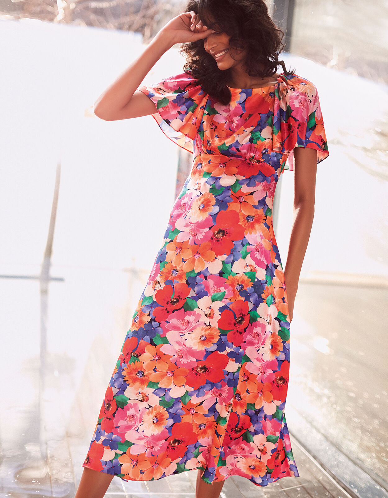 Monsoon floral discount dress