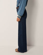Maison Hotel Narciso Embroidered Denim Blouse, Blue (LIGHT BLUE), large
