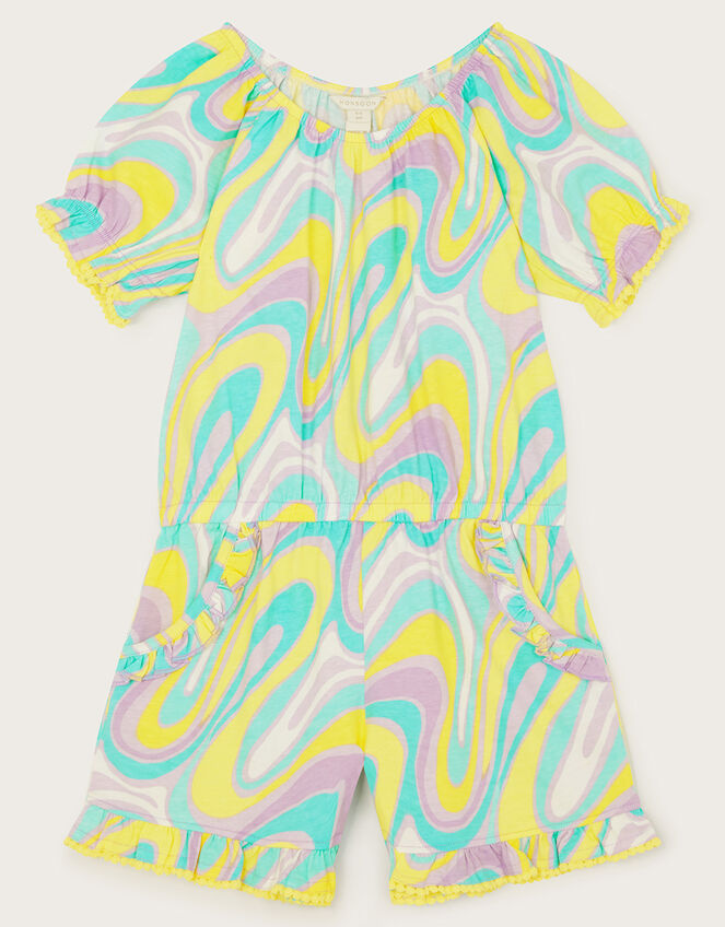Crazy Wave Romper, Green (LIME), large
