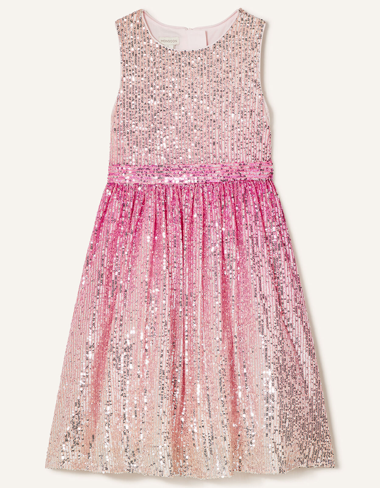 Girls pink glitter dress hotsell