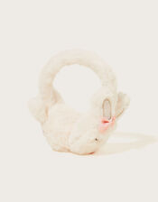 Ellie Pearl Bunny Earmuffs, , large